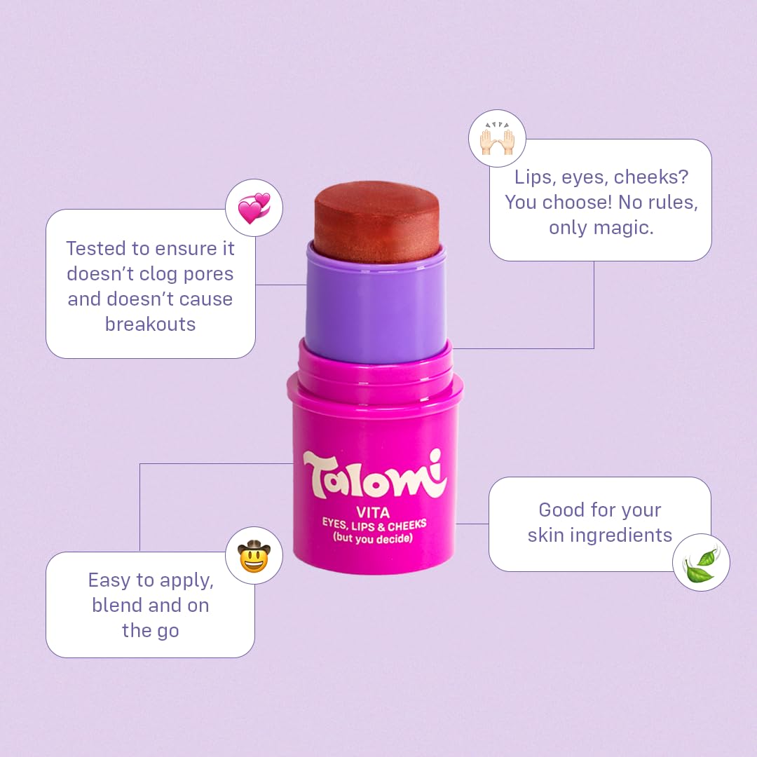 Non-Toxic Makeup Stick for Kids - Clean Makeup for Eyes, Lips & Cheeks | USA-Made, Safe Formula