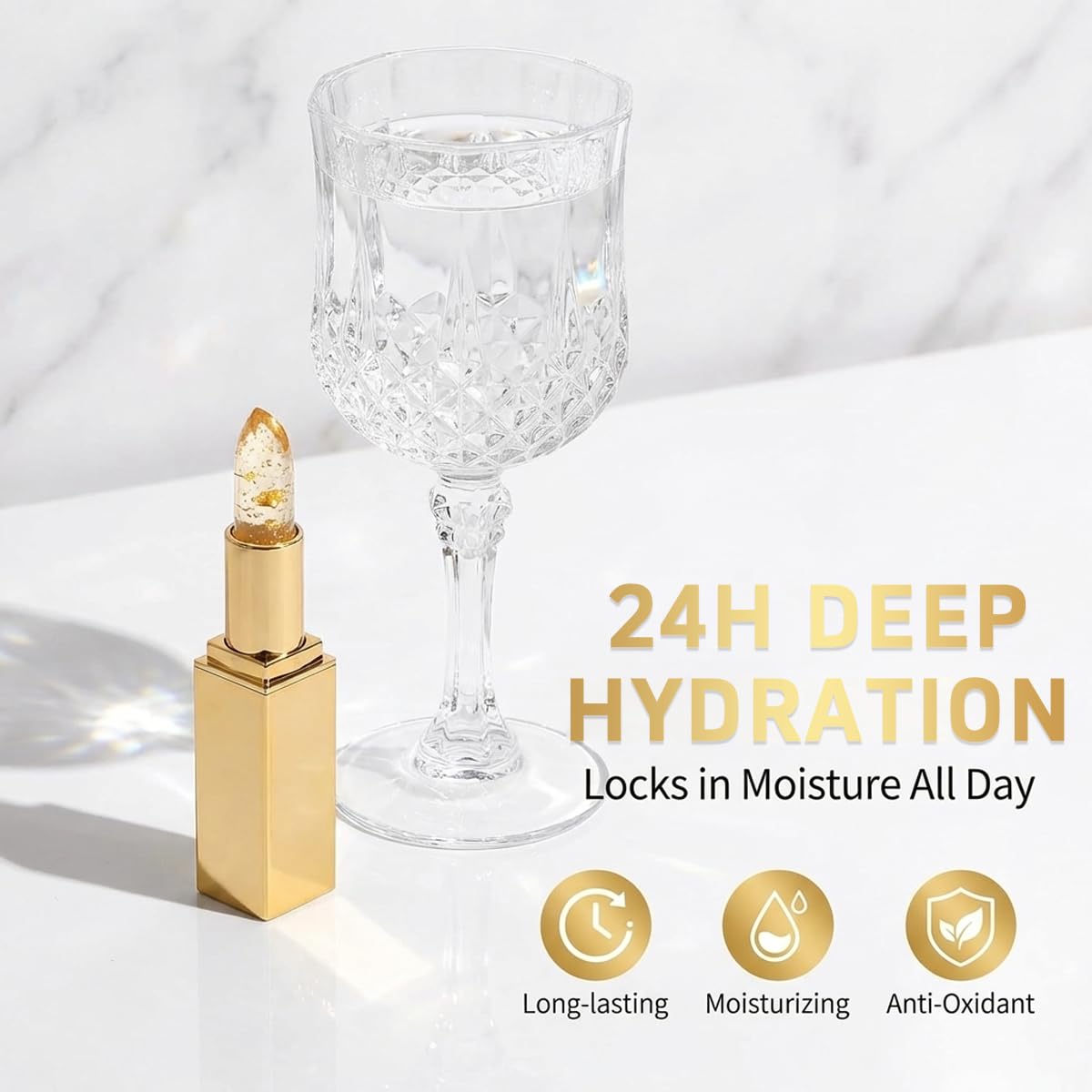 Areliaa Skin-Adaptive Lipstick | True Tone PH Adjusting for Mature Women - Long-Lasting Hydration (2 Pcs)