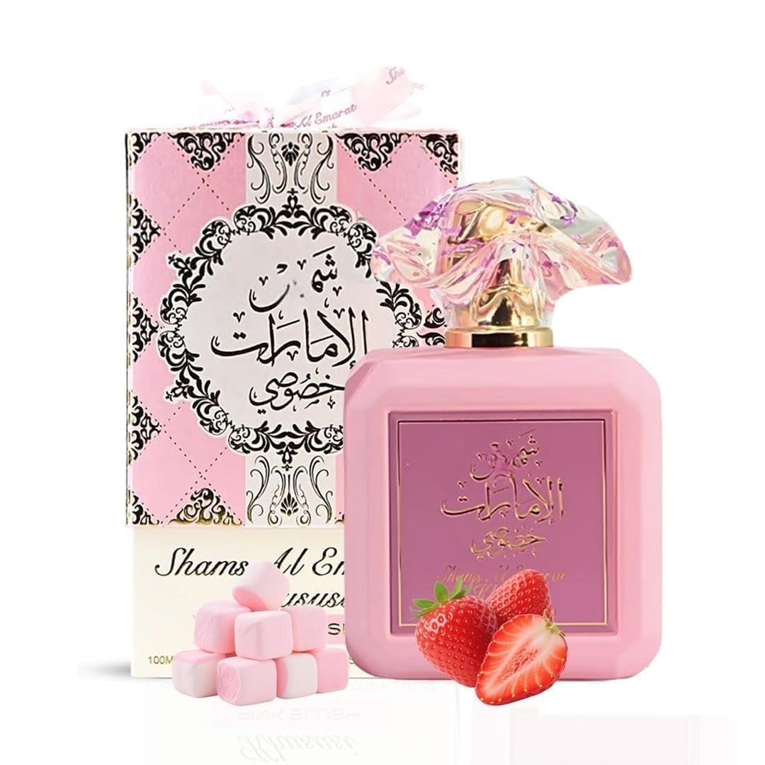 Pink Blush Perfume for Women - Romantic Marshmallow Eau De Parfum | Captivating 100ml Scent in Elegant Bottle