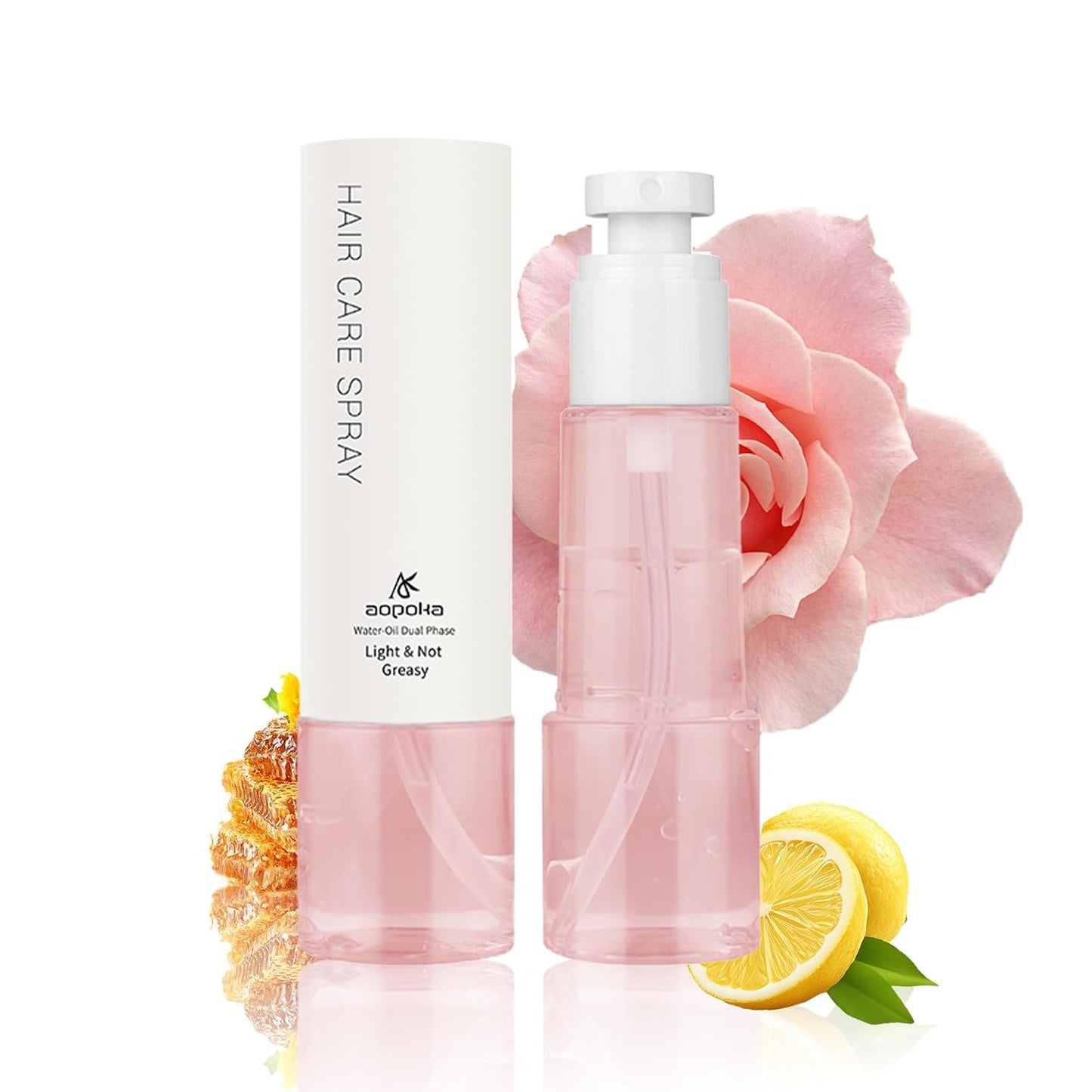 Unisex Hair Perfume - Oil-Based Hydrating Spray for Smooth, Frizz-Free Hair | Vetiver, Cedar, Grapefruit, Pepper - 2.4 Fl Oz