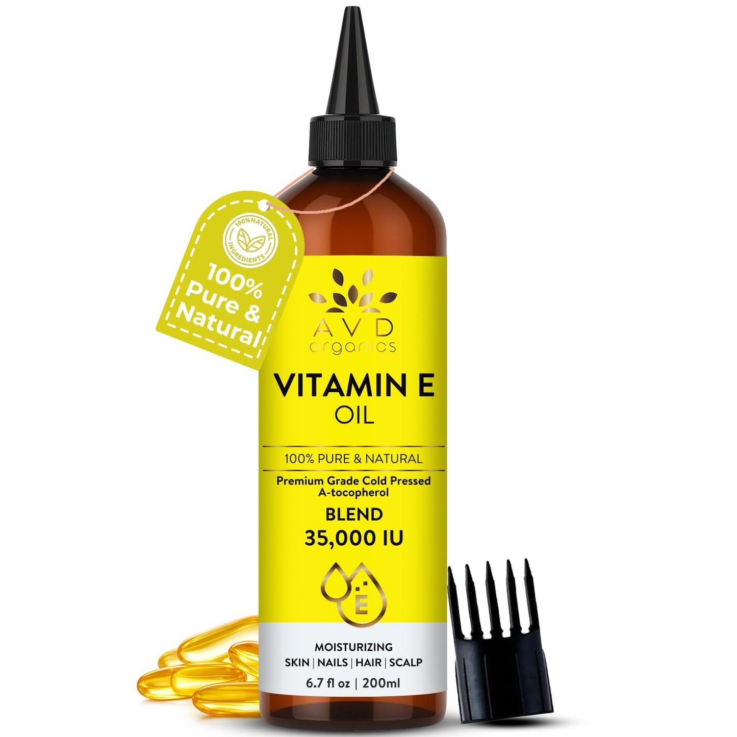 Jojoba Oil for Hair - Natural Cold-Pressed, Unrefined | 120ml (4.05 fl oz) - Ideal for Face, Scalp, Nails & Cuticles