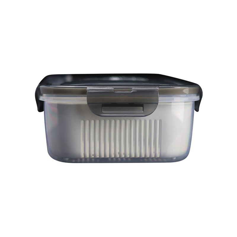 Terporium Dual Compartment Cleaning Bin | Compact, Durable, and Highly Functional with Dual Removable Baskets | The Ultimate No-Spill Cleaning Solution