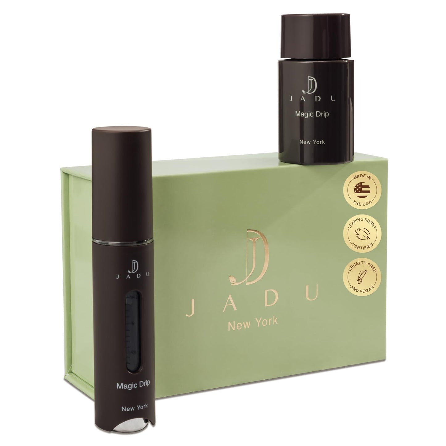 Jadu Hair Tonic, Magic Drip Scalp Tonic, Daily Nourishing Water Based Formula For Visibly Fuller Thicker Hair, Clove And Rice Water Inspired Care For Part Lines And Hairlines, Made In New York, 60 Ml