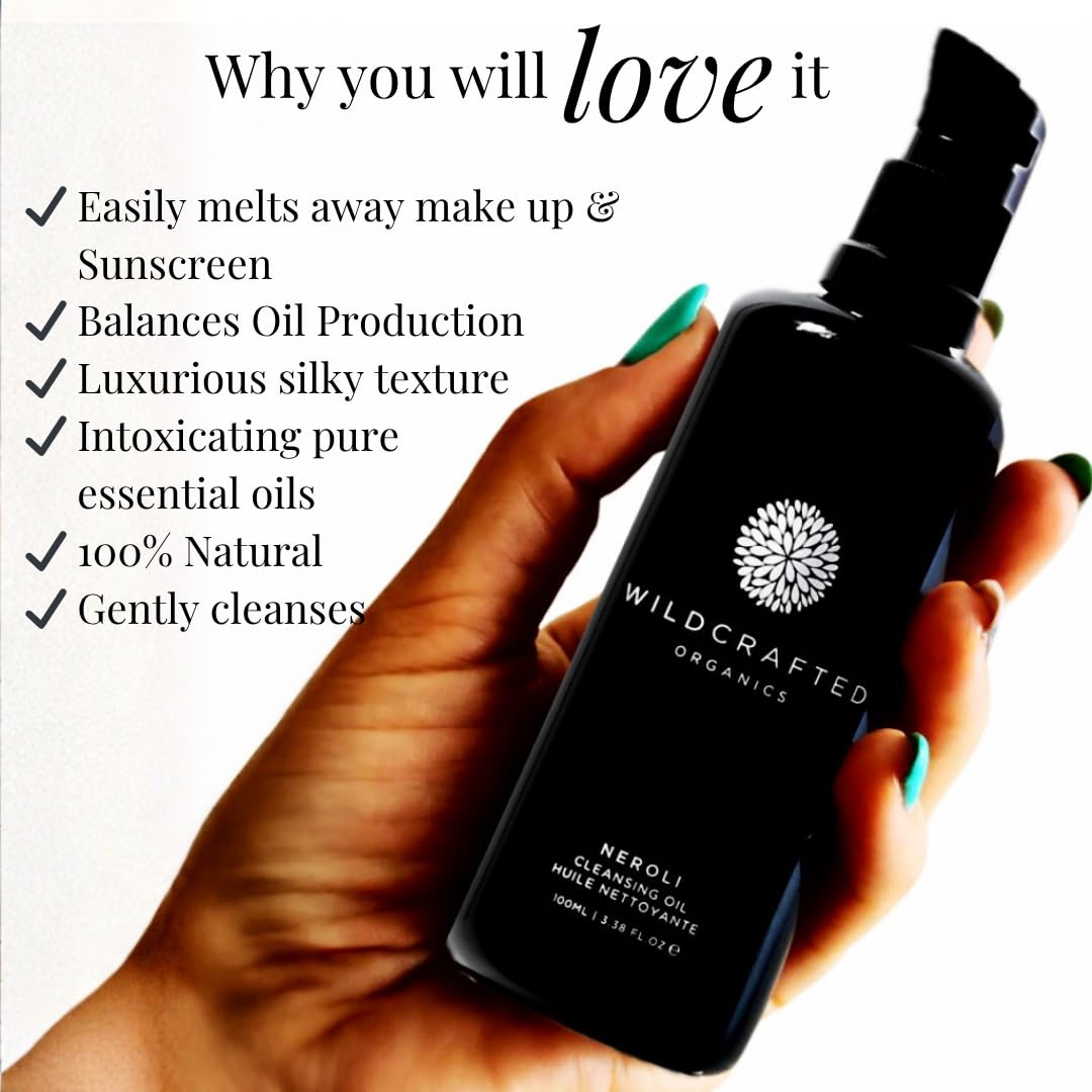 Neroli Cleansing Oil - Oil-Based Face Cleanser for Makeup Removal & Hydration | 100 ml