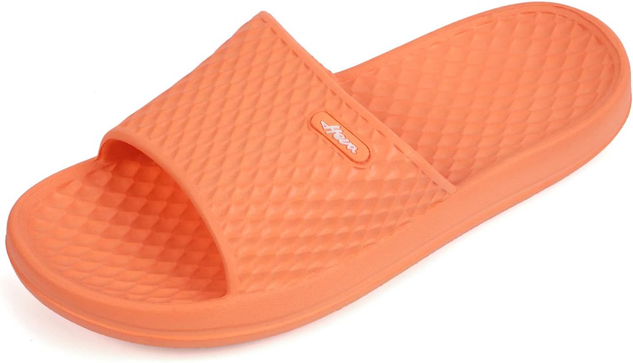 FunkyMonkey Women's Non-Slip Shower Slippers - Indoor & Beach Sandals | Comfortable & Stylish