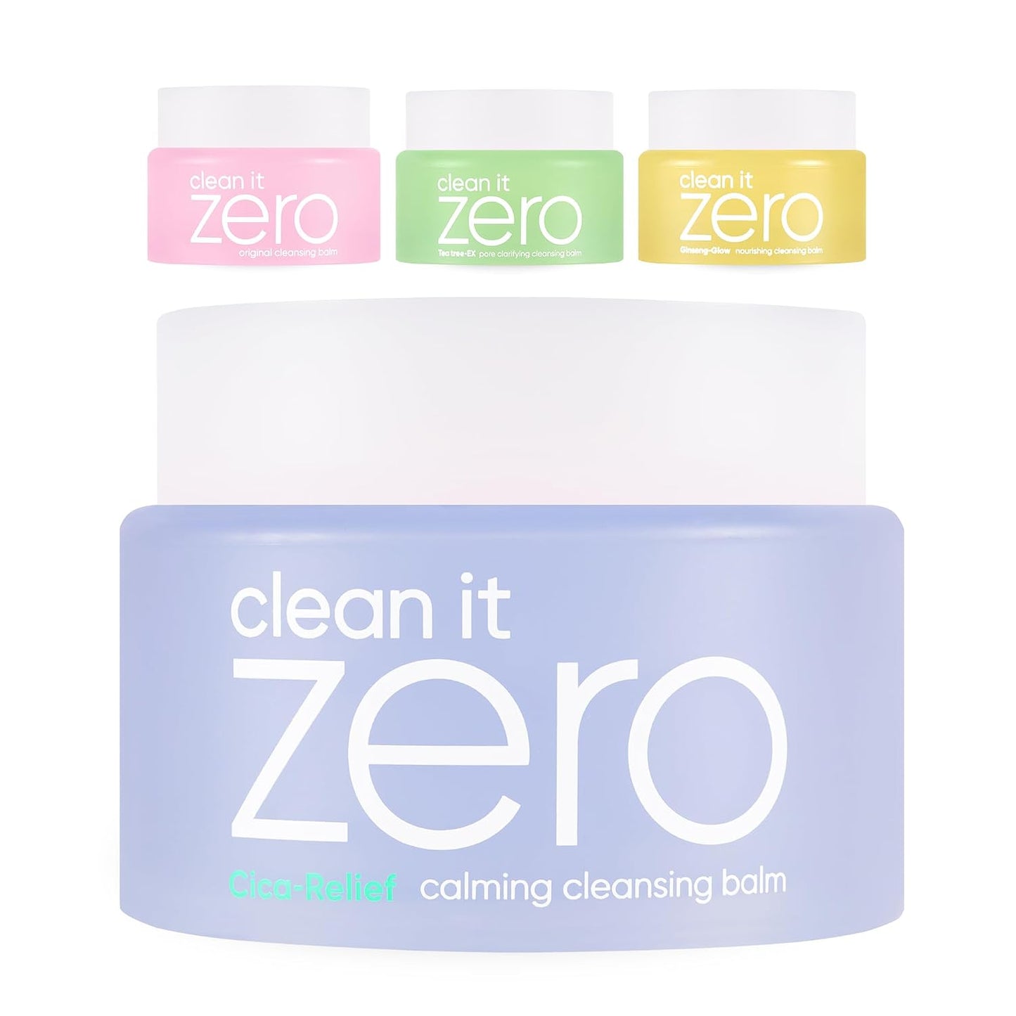 Clean It Zero Original Cleansing Balm Travel Kit - Vegan, Hypoallergenic Makeup Remover | 16 Mini Packs (3ml Each)