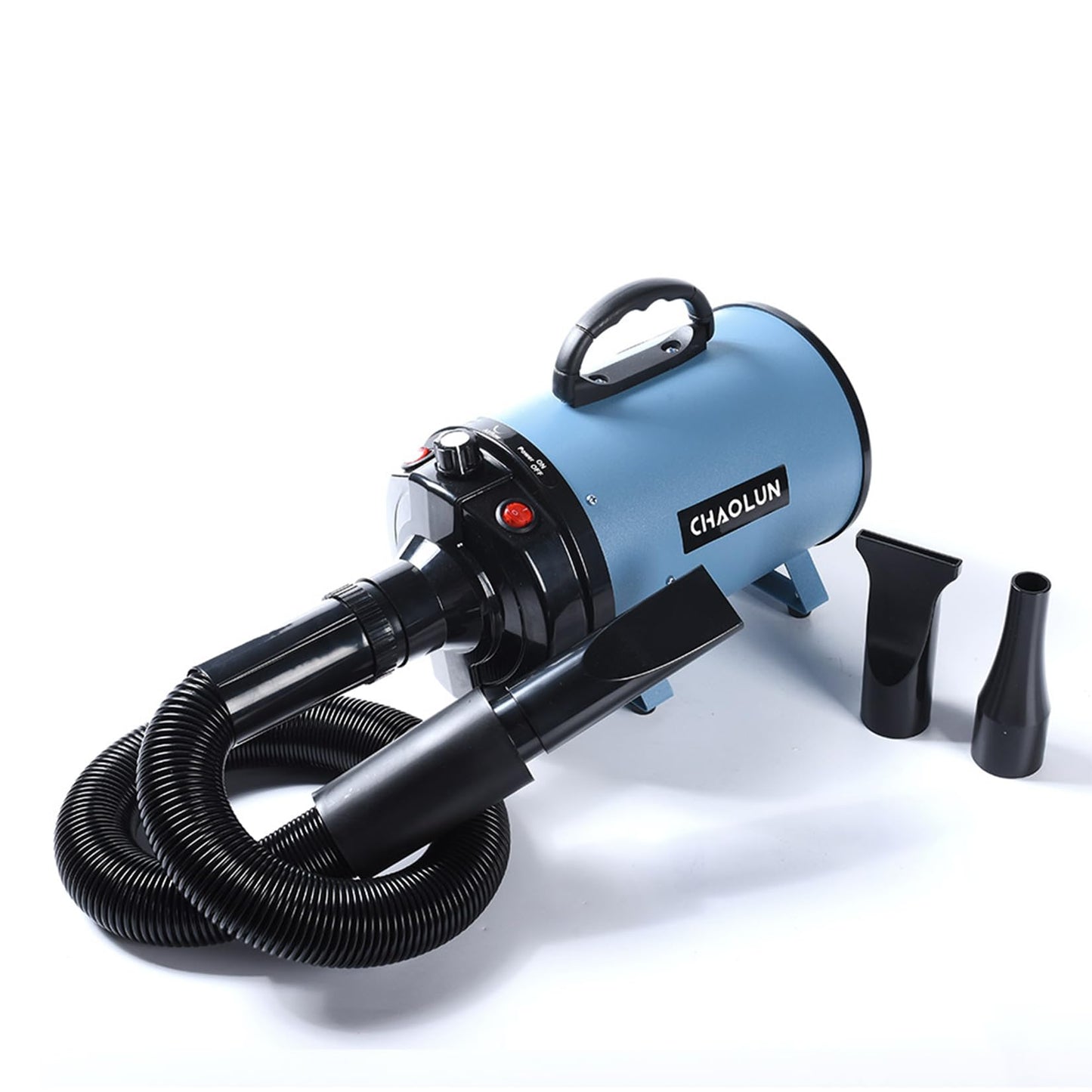 CHAOLUN Dog Dryer for Pet Grooming, Pet Hair Dryer with Heater, Blue