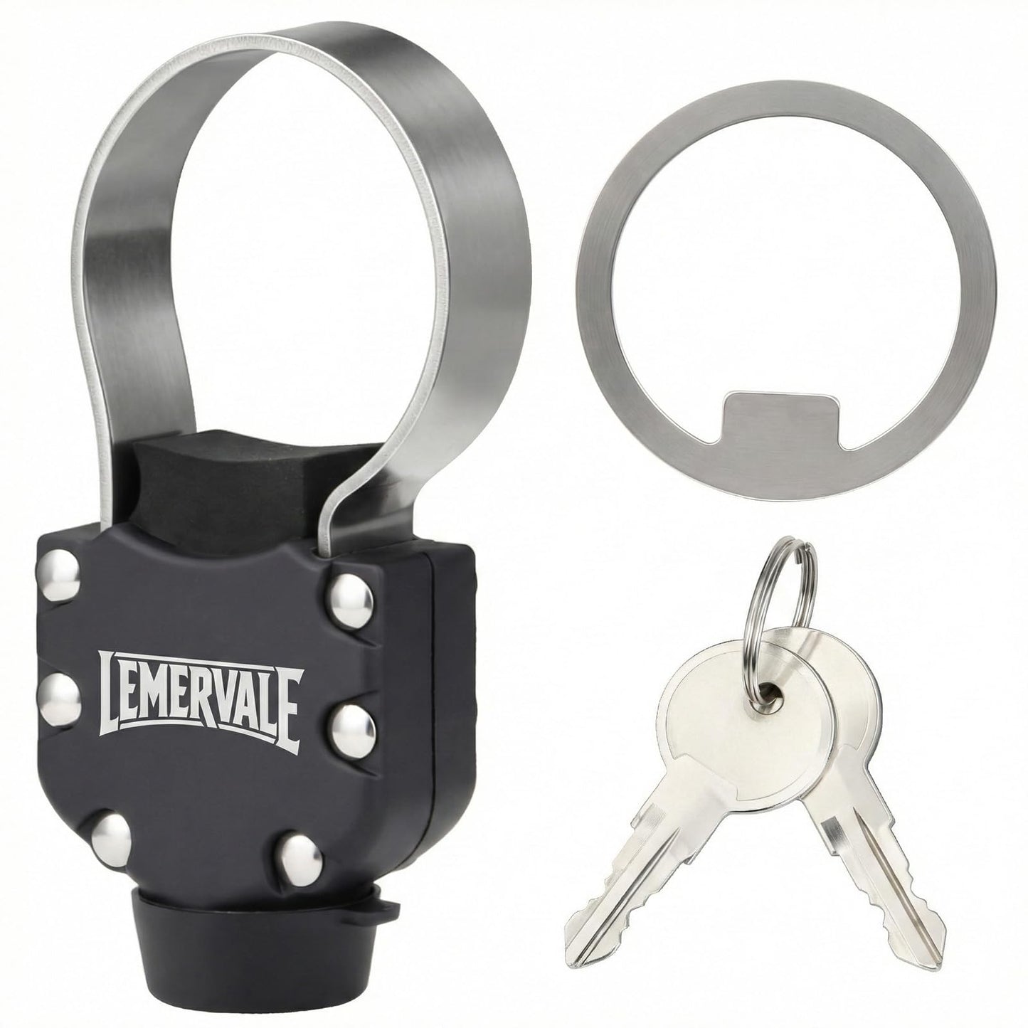 Universal Tailgate Lock for Trucks, Tailgate Anti-Theft Lock Fit for Toyota Tacoma, Quick Install with Keys, Tailgate Security Accessory