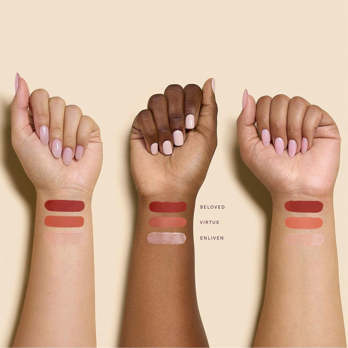 Rare Beauty Mini Blush & Luminizer Trio - Beloved, Virtue, Enliven | Limited Edition Makeup Set