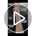ONLYBETTER Silver White Glitter Stick for Body Face Hair Makeup - Multi-Use Holographic Glitter