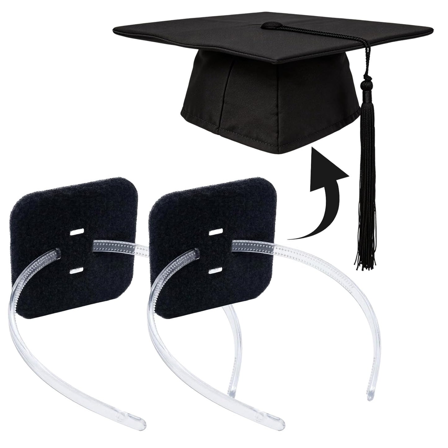 Graduation Cap Headband - Anti-Slip Holder for Decorations | Perfect Gift for Graduates