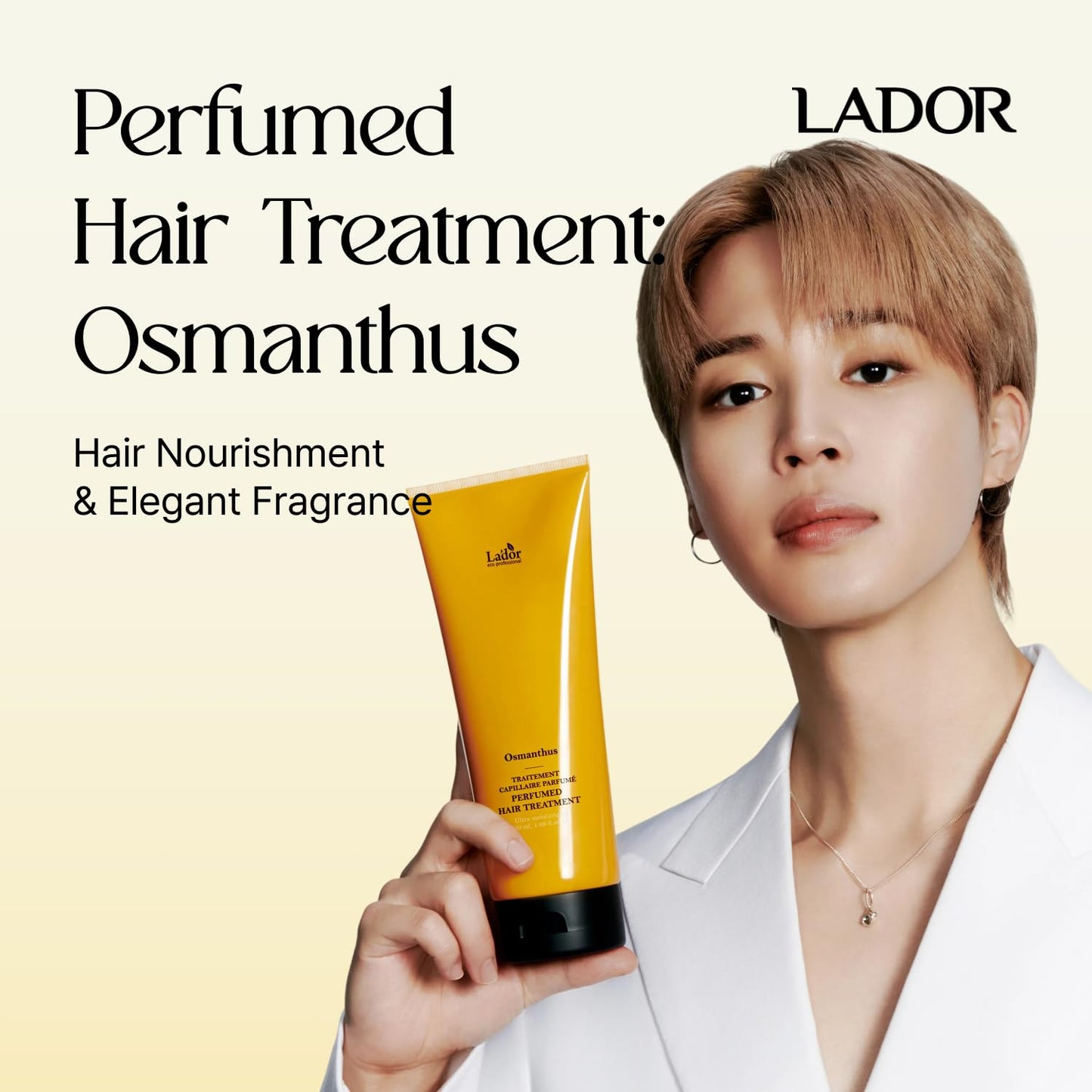 LA’DOR Perfumed Hair Treatment (OSMANTHUS), Protein & Ceramides Nourishing Hair Mask for Damaged Hair, Softness & Long-lasting Scent, Conditioner for Dry, Frizzy, Korean Hair Care(12.85 Fl Oz / 380ml)