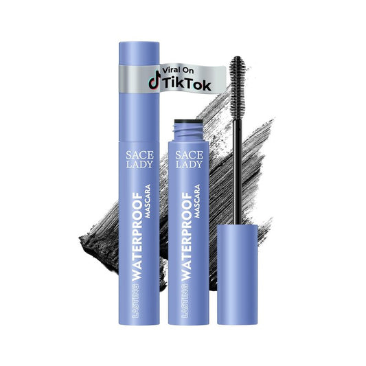 SACE LADY Black Mascara - Extra Volume & Lengthening Formula | Smudge-Proof, Clump-Free Eye Makeup