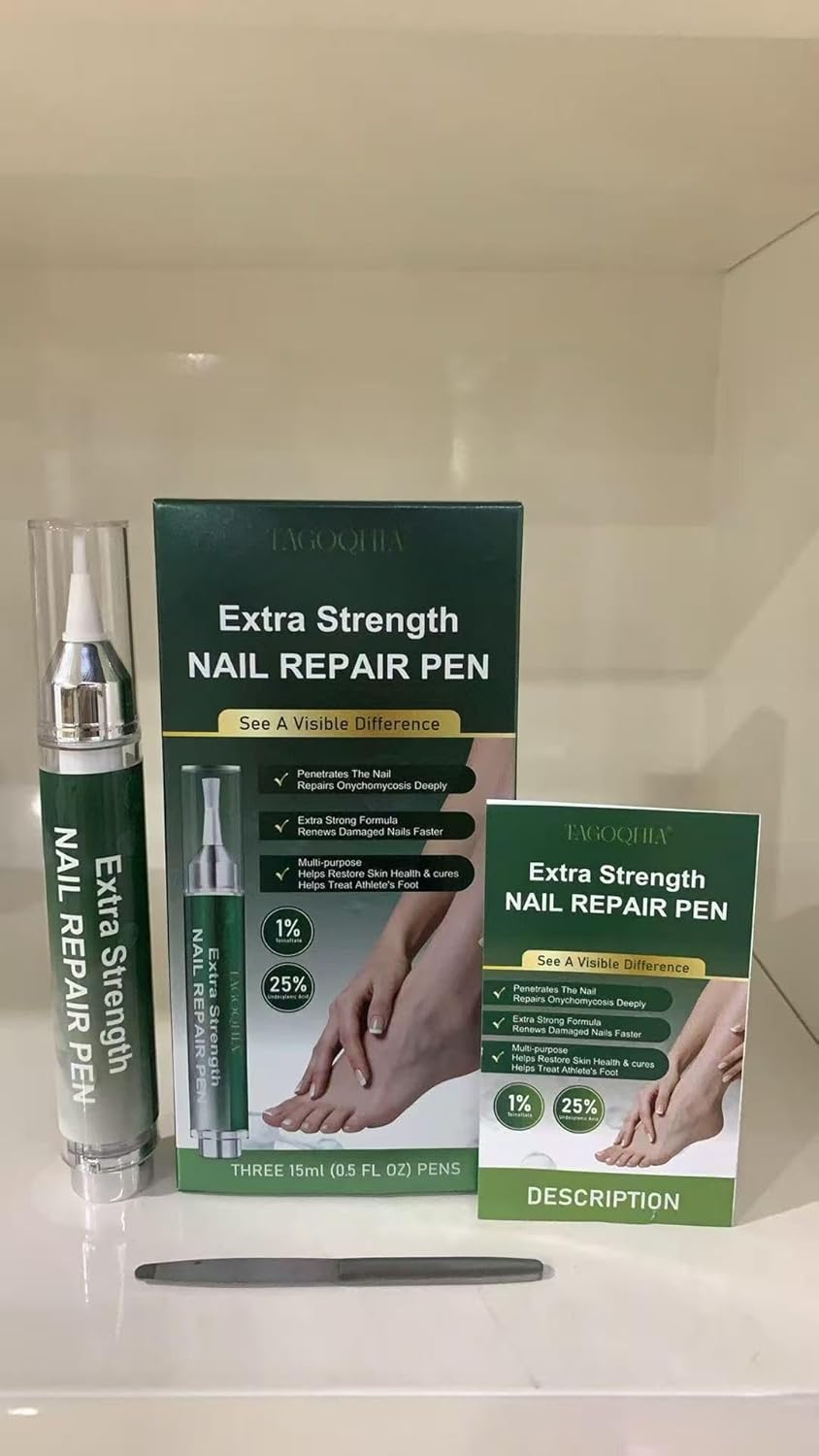 Nail Fungus Treatment Pen - 25% Undecylenic Acid Formula for Toenails & Fingernails | 16ml (3-Pack)