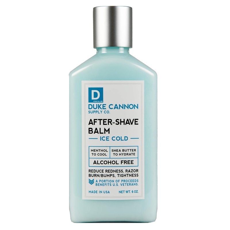Duke Cannon Supply Co. - Ice Cold Cooling Effect After-Shave Balm, (6 oz) Closes Pores and Soothes Skins to Prevent Irritation (6 oz.)