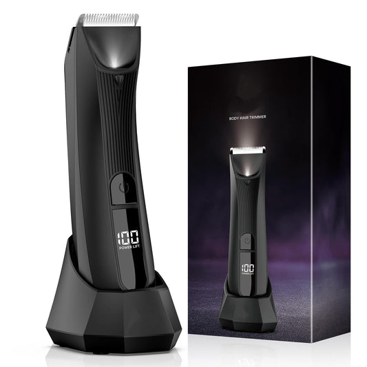 Manscape Electric Razor: a Body & Pubic Hair Trimmer for Men with Light, Perfect as a Gift for Men & Dad. Balls Trimmer ensures No Nick, No Cut, No Razor Burn on Groin, Body Groomer, IPX7 Waterproof