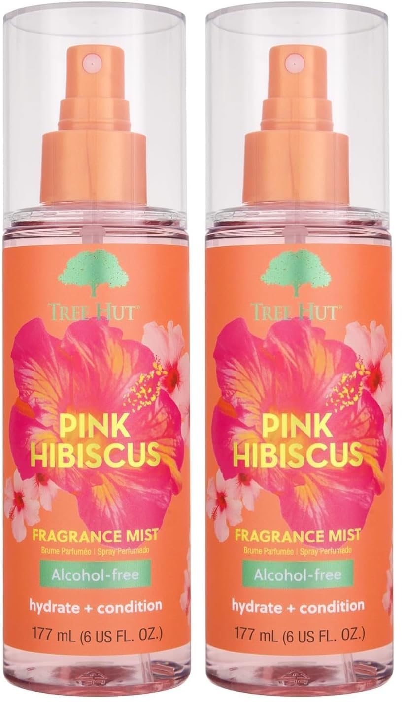 Tree Hut Vanilla Hair & Body Mist - Hydrating Alcohol-Free Spray with Vanilla, Sandalwood & Coconut | 6 Fl Oz