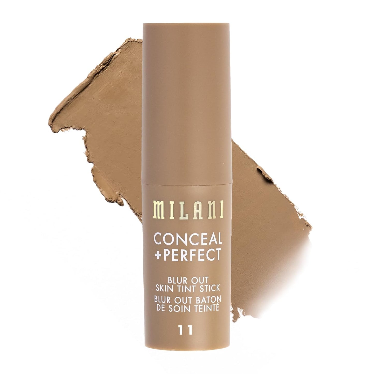 Milani Conceal + Perfect Blur Out Skin Tint Stick - Lightweight Tinted Moisturizer with Vitamin C & E | Soft Matte Finish 02-Fair Neutral