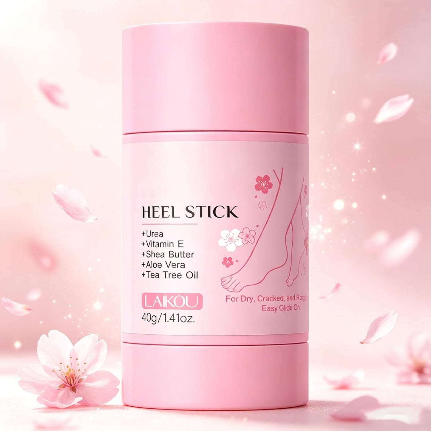 Sakura Foot Heel Stick - Deeply Moisturizing Cracked Heel Repair | Softens & Smooths Feet (1 PCS)