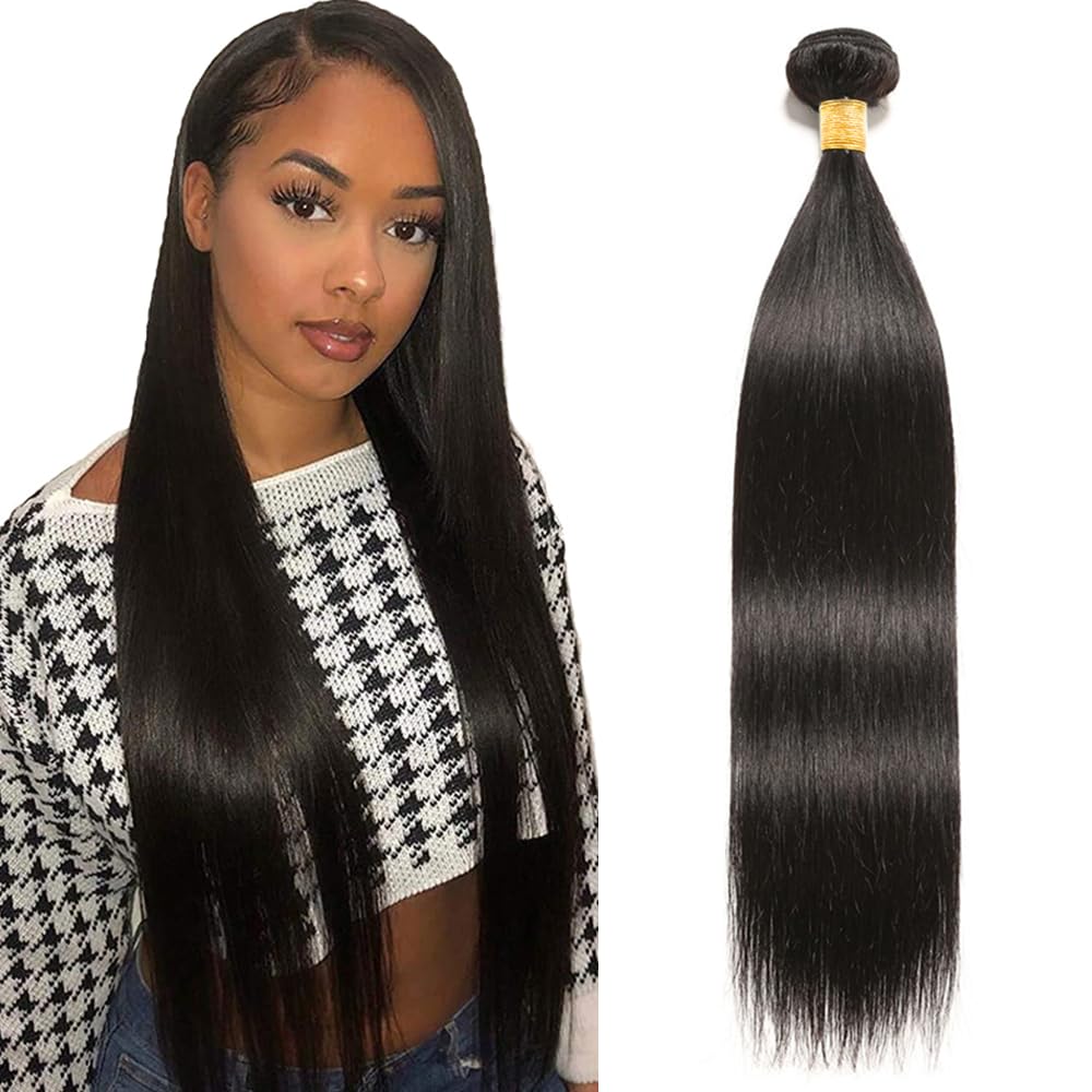 32 Inch Bundles Human Hair Black Bundles Human Hair Straight Bundle Unprocessed Brazilian Virgin Hair Extensions