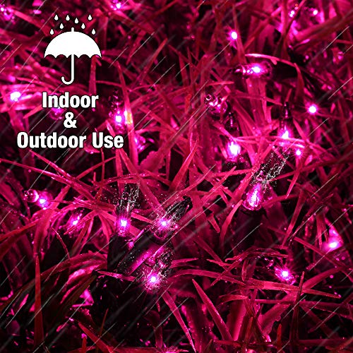 Brizled 100 Count Purple Halloween String Lights, 21.3ft