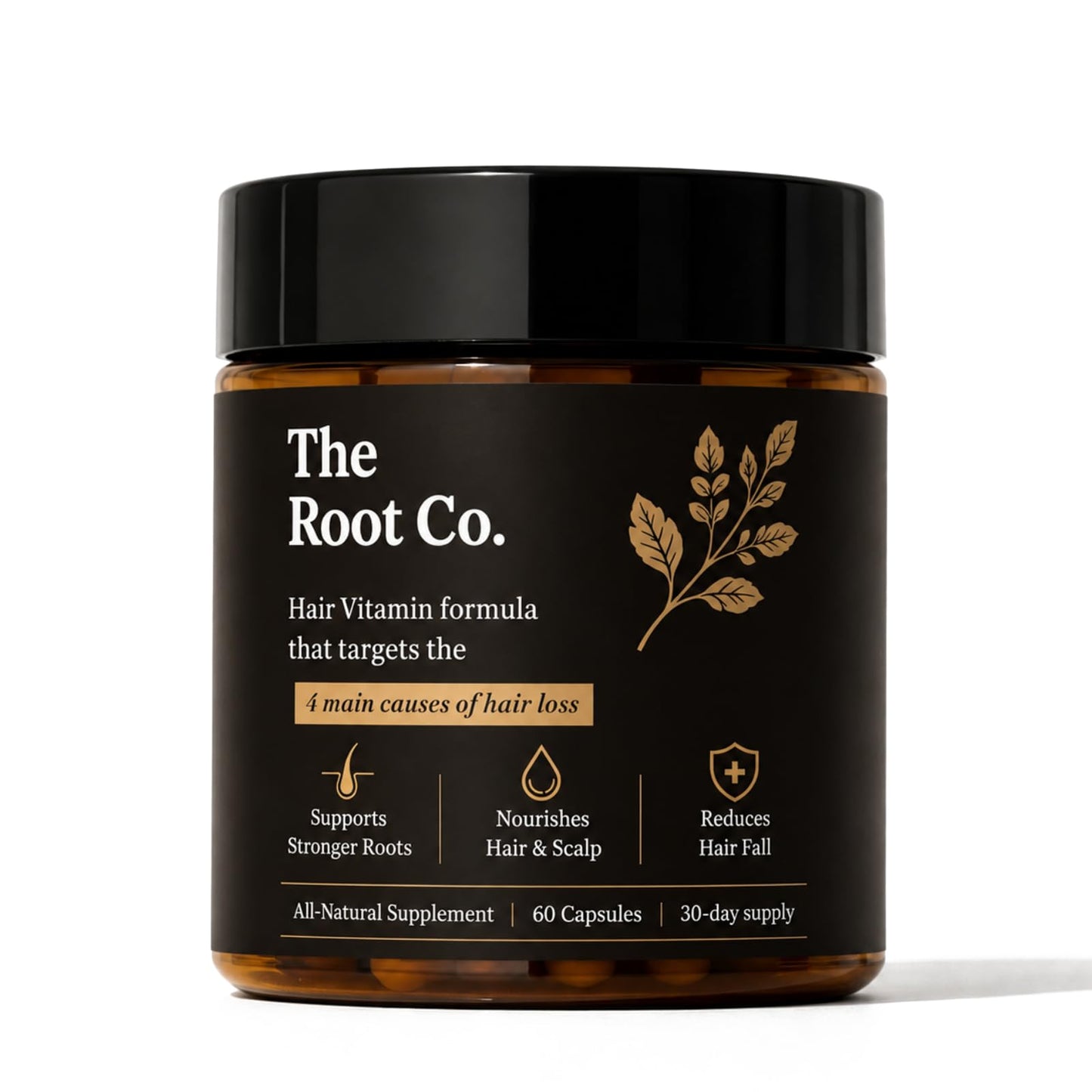 Breakthrough Hair Vitamins, Hair Vitamins for Women, Zinc, Magnesium B3, and B5,Hair Growth Supplements, Increasing Nutrient and Oxygen Delivery to Starving Follicles - 60 Capsules