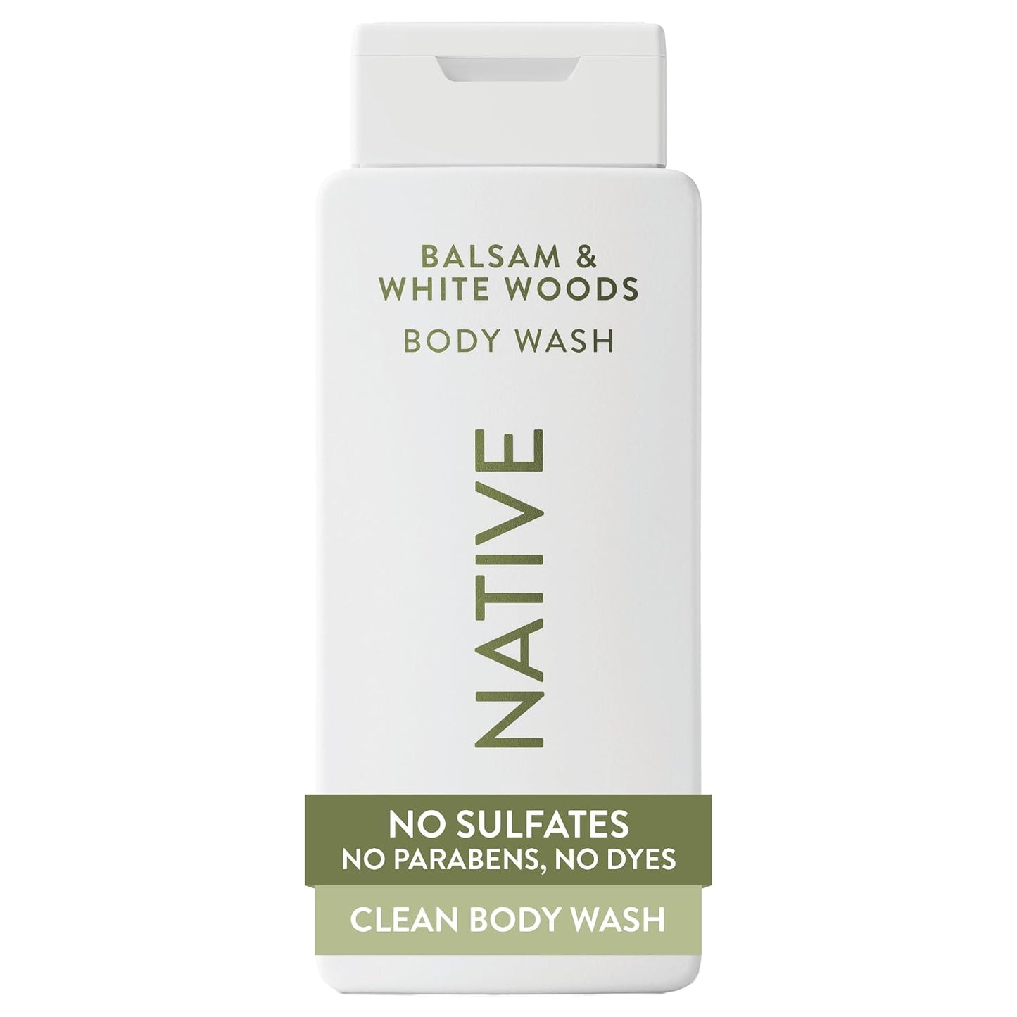 Native Sea Salt & Cedar Body Wash - 24-Hour Refreshing Clean for All Skin Types | 18 oz, Phthalate-Free, Sulfate-Free, Paraben-Free