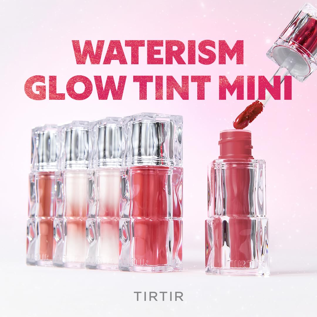Mini Size Waterism Tinted Lip Gloss - #01 Mauve Rose | 12H Long-Lasting, Non-Sticky Korean Lip and Cheek Tint