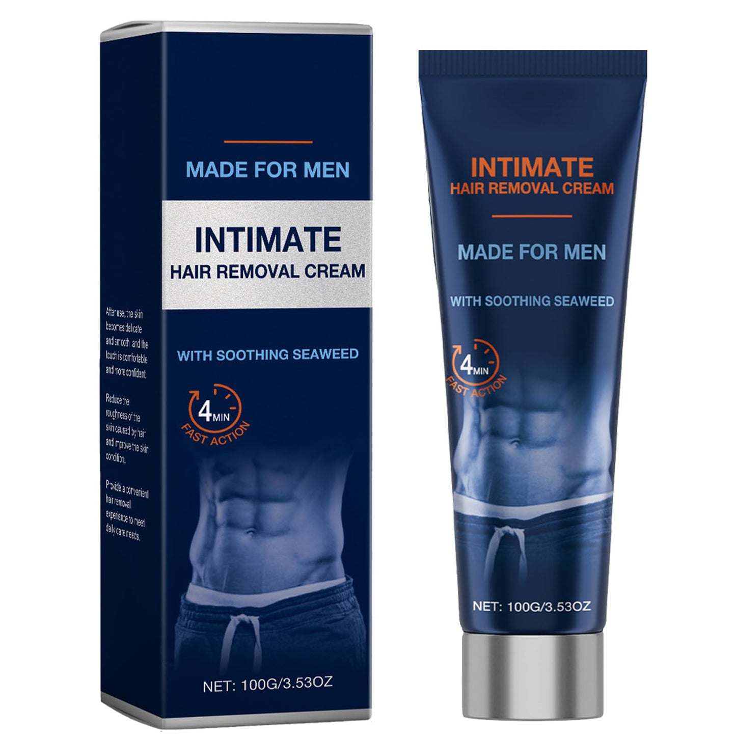 2026 New Painless Hair Removal Cream for Men, Fast-Acting Gentle Depilatory for arms legs chest, Intimate & Body Depilatory Cream, Moisturizing Soothing Formula (1 Pack)
