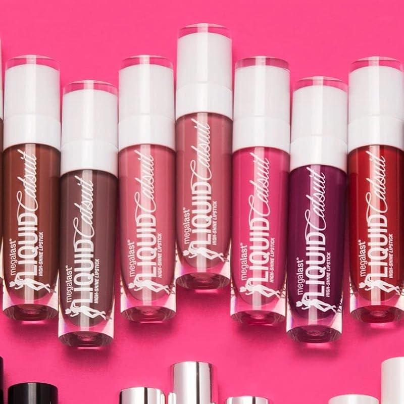 wet n wild Mega Last Catsuit High-Shine Liquid Lipstick - Light Pink Chic (Pack of 2)