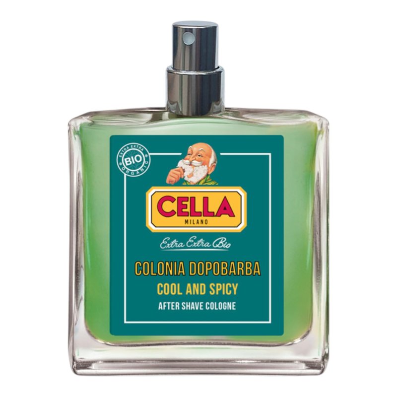 Cella Milano Aftershave Spray Cologne Cool Spicy – Refreshing Italian Aftershave with Menthol & Allantoin – Invigorating Scent, Soothes Razor Burn, Alcohol-Based Splash for Men – 100ml