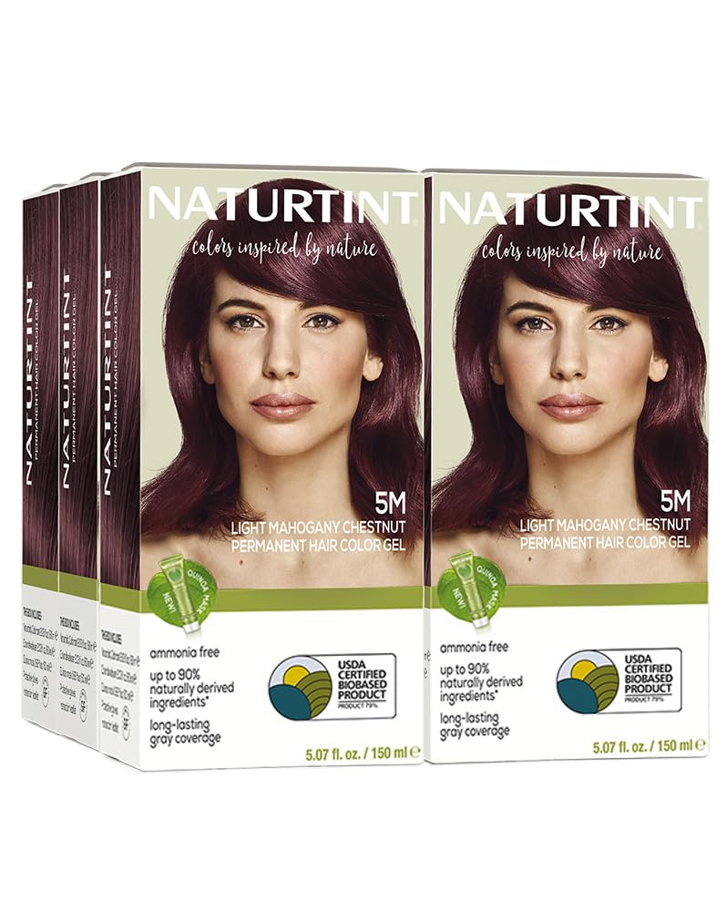 Naturtint 7N Hazelnut Blonde Permanent Hair Color | Ammonia-Free, Vegan, 100% Gray Coverage, Long-Lasting Results