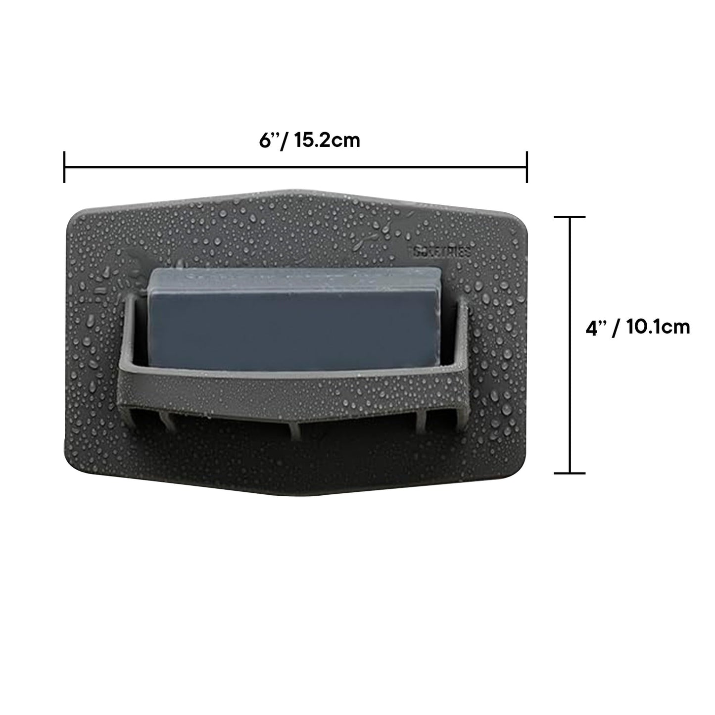 TOOLETRIES The Benjamin Soap Holder for Shower - Charcoal