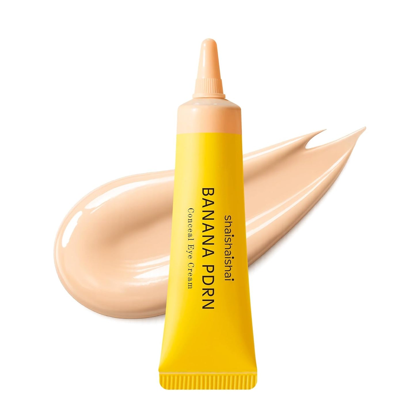 BANANA PDRN Conceal - Hydrating Under Eye Cream for Dark Circles | Advanced PDRN & Ectoin Formula, 0.52 oz (Caramel)