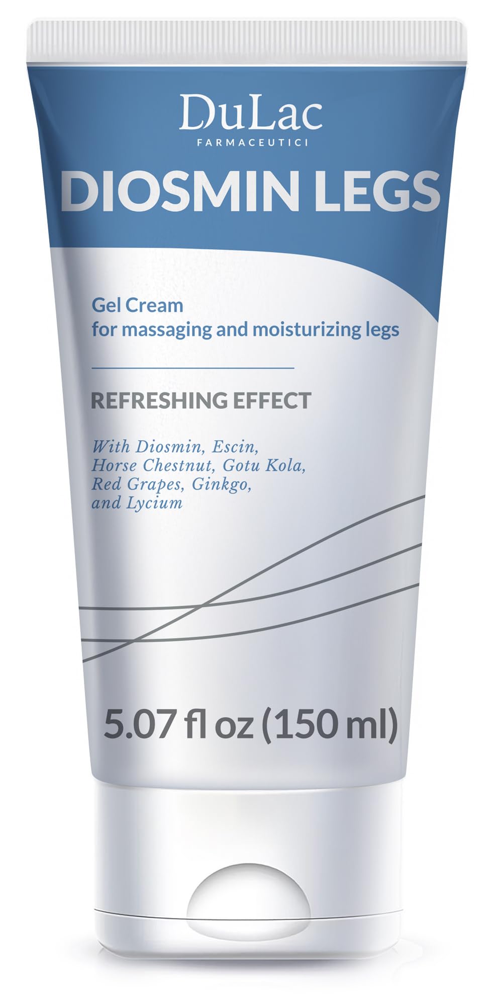 Dulac - Diosmin Legs, Refreshing Gel Cream for Daily Leg Care, 5.07 Fl Oz