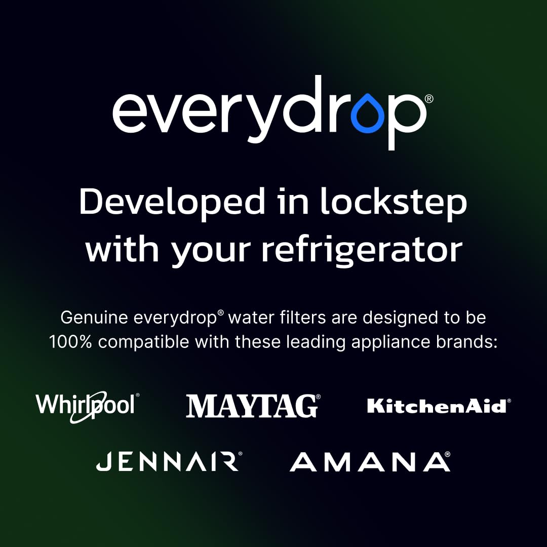 everydrop® by Whirlpool Ice and Water Refrigerator Filter 4, EDR4RXD1, Single-Pack