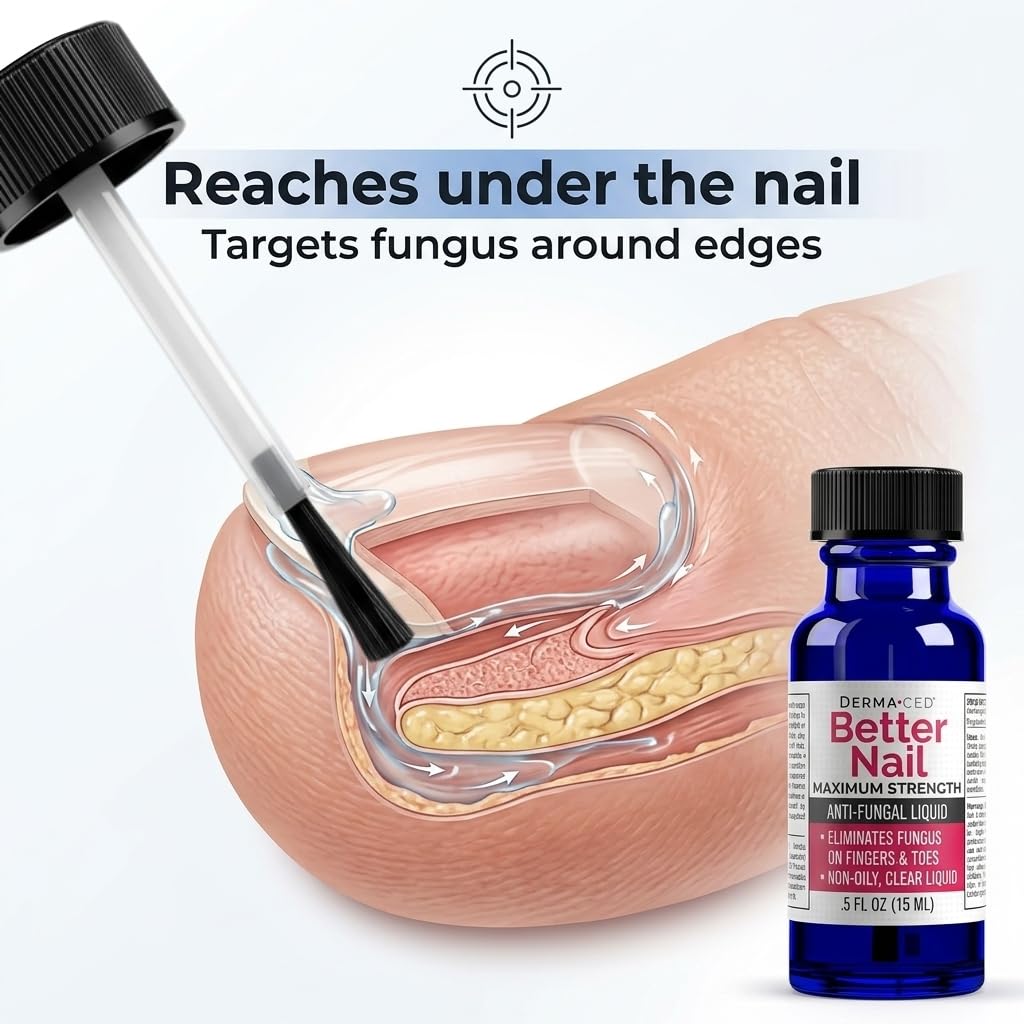 Rejuvica Extra Strength Nail Fungus Treatment - 25% Undecylenic Acid Antifungal Solution | Supports Healthy Nails with 6 Natural Oils