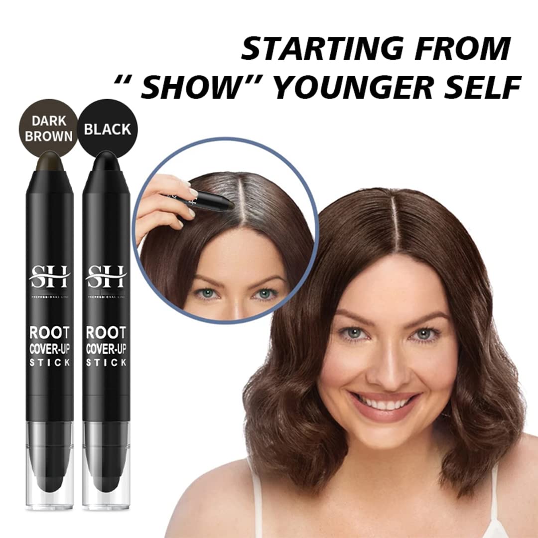 Root Touch Up Dark Brown - Quick Stick Instant Concealer for Roots & Grays | Easy Application