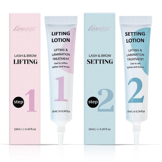 Lomansa Lash Lifting and Setting Solution for DIY Lash Lift Lotion at Home Precision Slim-Tip Tube for Controlled, Waste-Free Application, Works with Lash Lift Pads or Tools