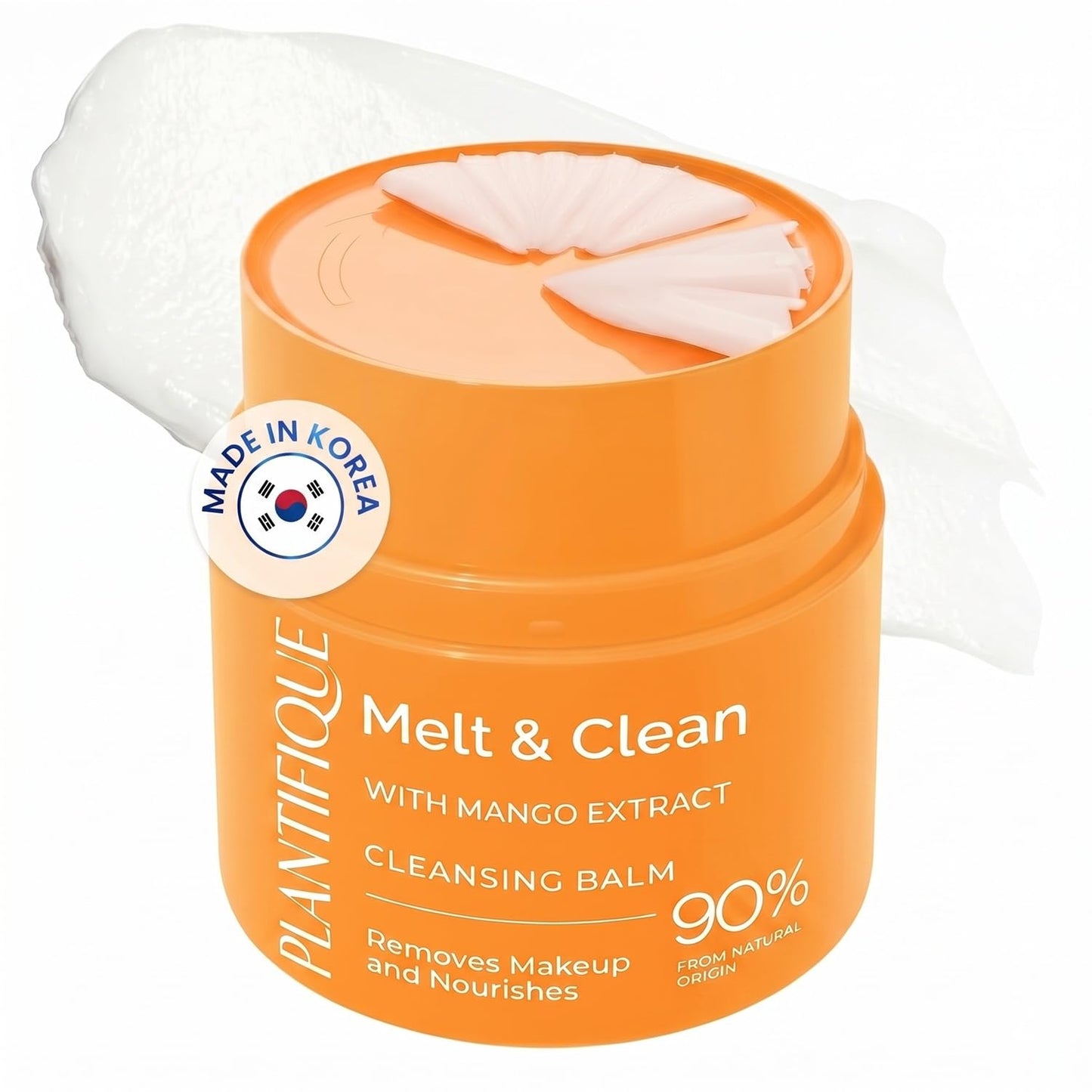 Korean Cleansing Balm Makeup Remover - Nourishing Melting Cleanser with Mango & Papaya Extracts | 1.41 oz / 40 g