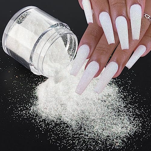 6 Bottles Pixie Crystals for Nail Art - Holographic Caviar Beads