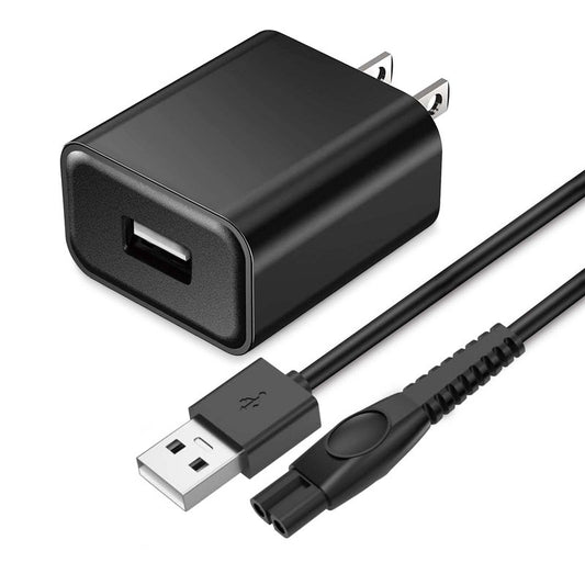 5V Philips Charger Power Cord Compatible with Philips One Blade QP2724 QP2834, MG7910 MG5910 MG9510, 2000 2400 3600 Series Norelco X3001 S3341 S5880 S3243 S7887 X3052 Electric Shaver Power Adapter