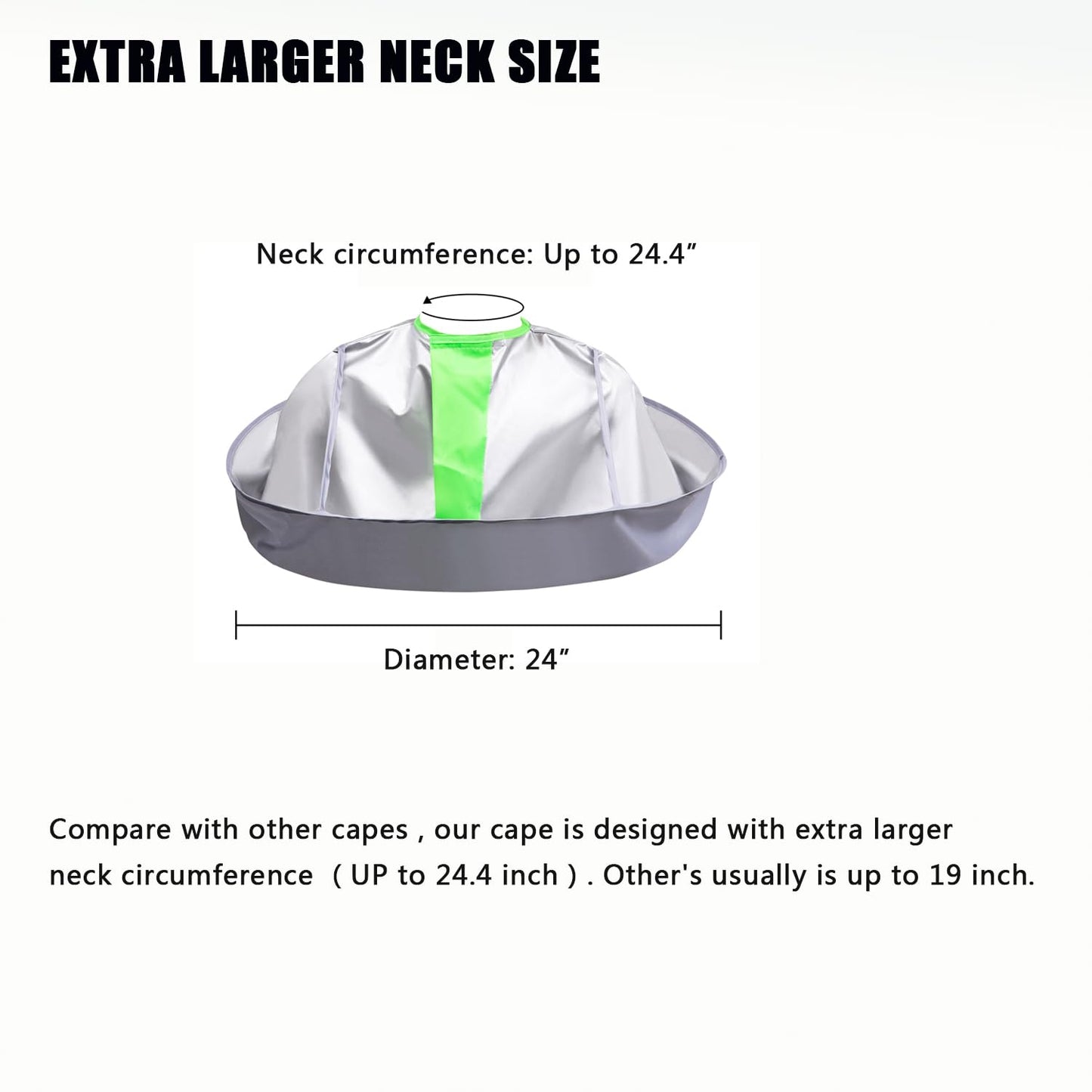 woniutch Hair Cutting Capes Umbrella, Barber Cape Cloak Cape for Home and Salon Use