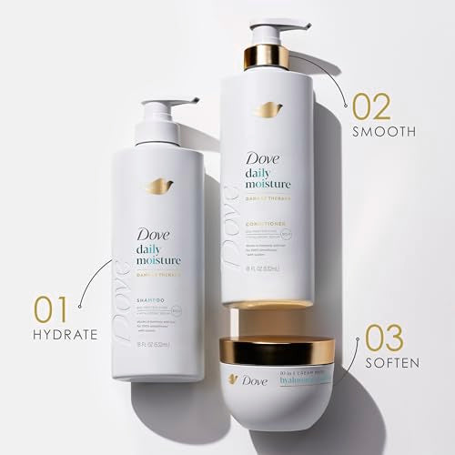 Dove 10-in-1 Hyaluronic & Moisture Hair Mask for Dry Hair, 9.2oz