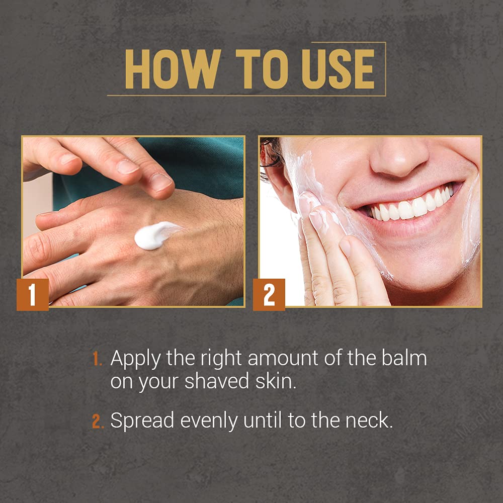 Woody's Shaving Essentials, Shave Relief Balm - Soothing Aftershave for Men Sensitive Skin, Calms & Heals Razor Burn, Hydrating Men's After Shave Balm for Men, 6 Fl Oz