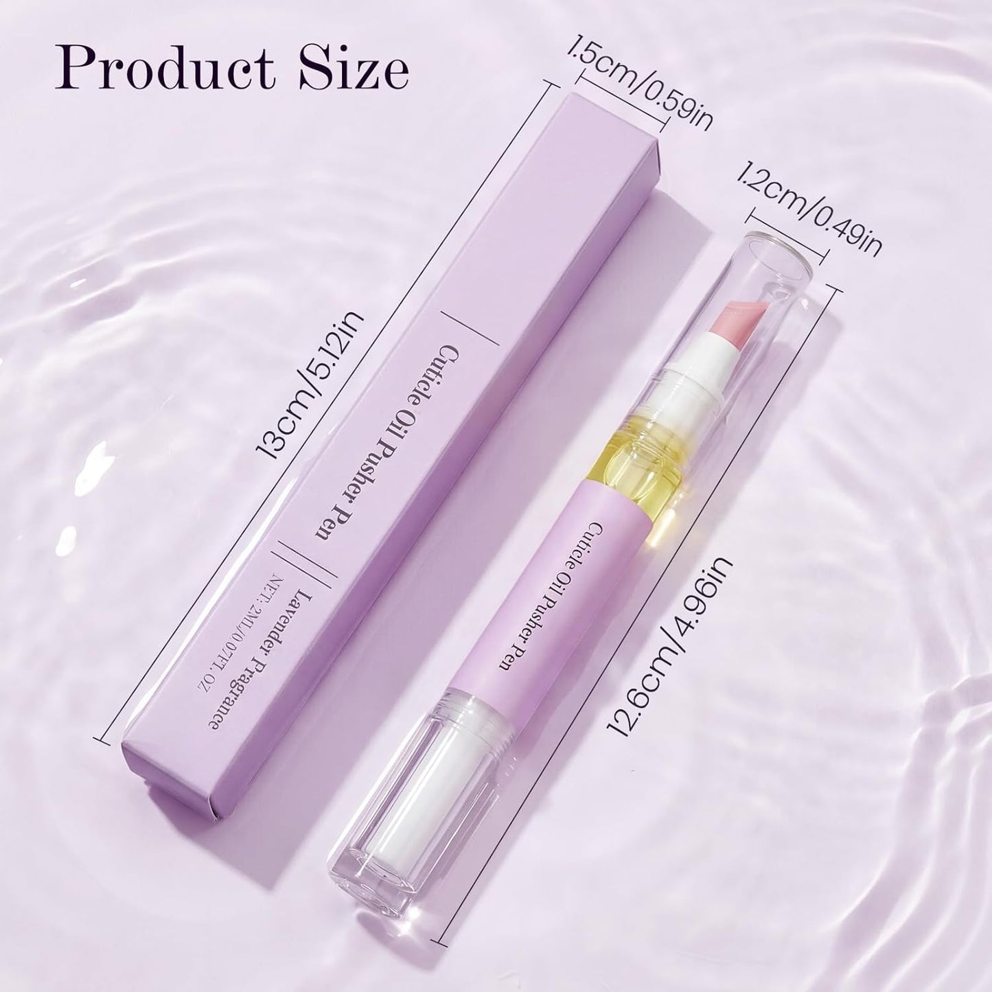 Cuticle Remover Pen Set - 2-in-1 Ceramic Nail Pusher & Moisturizer | Nourish & Repair Hangnails