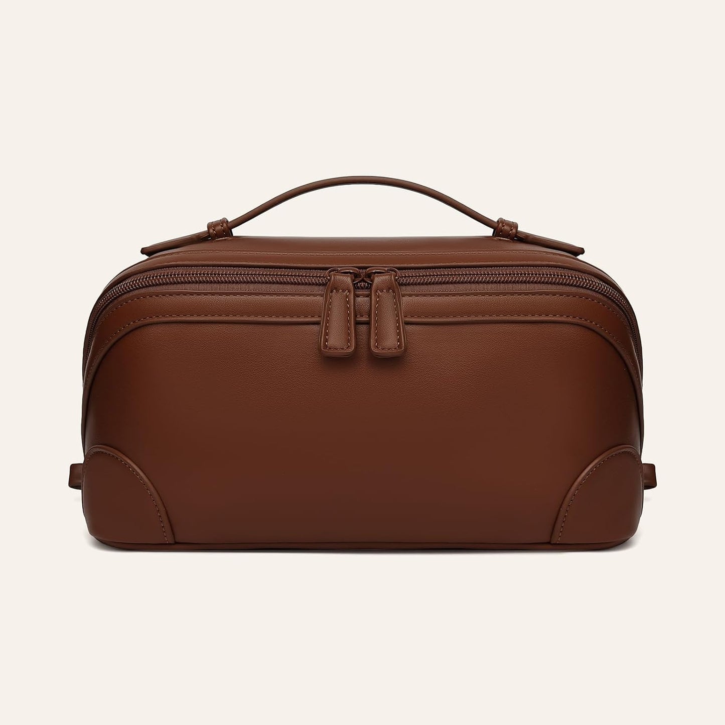 Travel Makeup Bag for Women - Large Waterproof PU Leather Cosmetic Organizer | Portable Toiletry Bag for Business & Daily Use