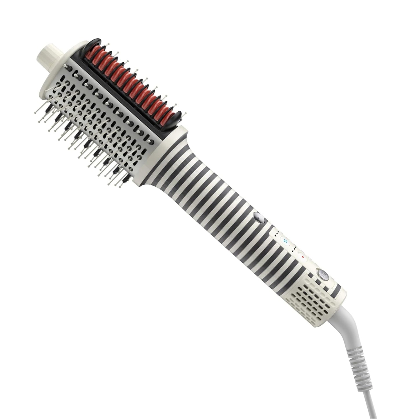 Ellena E1 Blow Dryer & Straightening Brush - 110,000 RPM Hot Air Tool for All Hair Types | Oval Barrel & Heated Comb