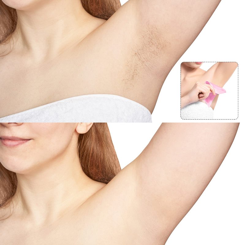 Maitys 400 Non-woven Waxing Strips for Facial, Body, Leg, Face and Bikini Hair Removal (Pink)