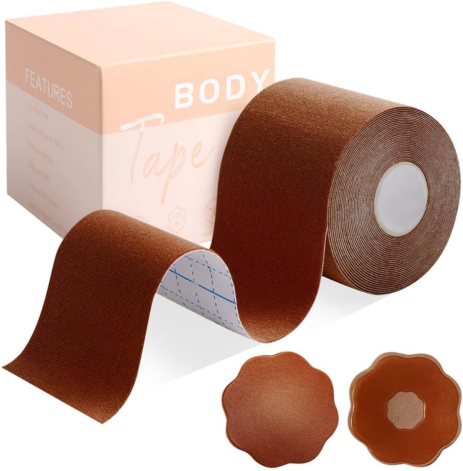 Boob Tape - Breast Lift Tape for Large Breasts | 2 Pcs Adhesive Petal Bra